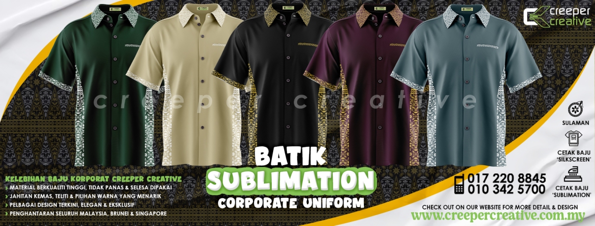 Baju Korporat Batik Viral